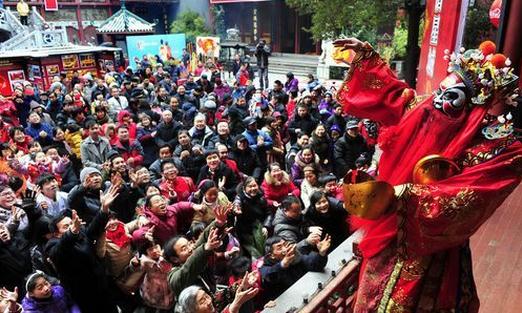 火宫殿历年庙会现场