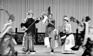 纪念京剧演员盖叫天125岁生日的表演活动
