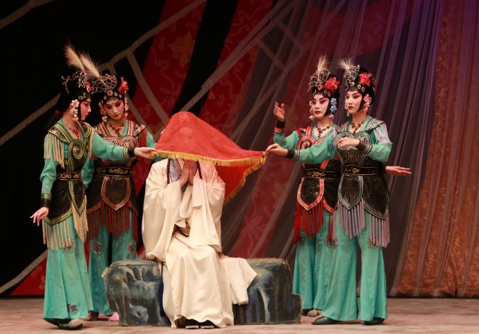 京剧《盘丝洞》傅希如饰演唐僧