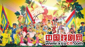 深圳宝安区儿童京剧团庆祝春节
