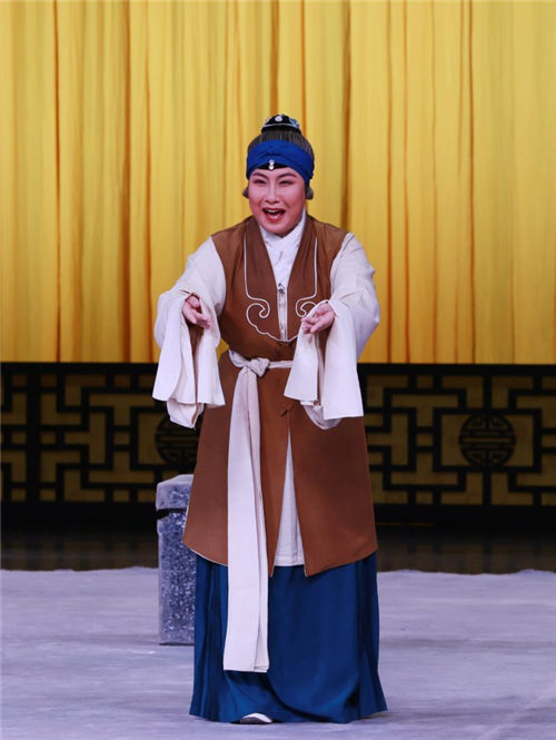 京剧《春秋配》蔡筱滢饰演姜秋莲 张晨晨饰演乳娘