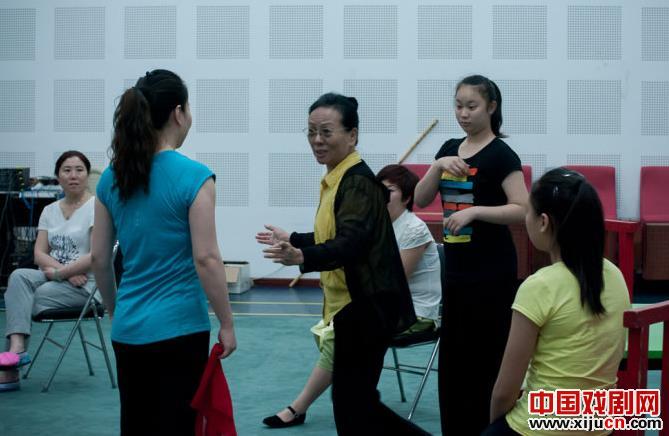 评剧卖油郎独占花魁排练