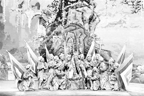 京剧电影《大浩劫》的拍摄
