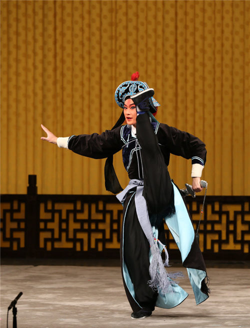 京剧《林冲夜奔》张艺严饰演林冲