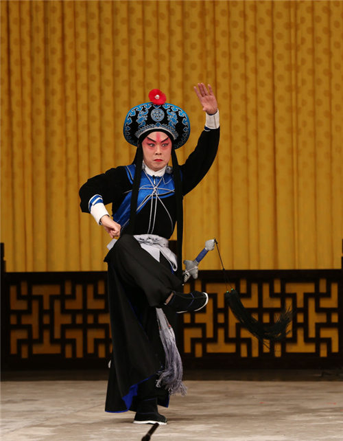 京剧《林冲夜奔》王立军饰演林冲