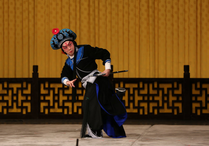 京剧《林冲夜奔》王立军饰演林冲