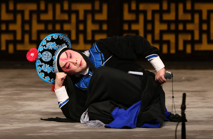 京剧《林冲夜奔》王立军饰演林冲