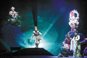 浙江京剧团的南方学校武术剧《宝莲灯》在央视的演出获得好评
