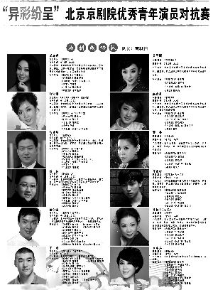 北京京剧剧院优秀青年演员比赛
