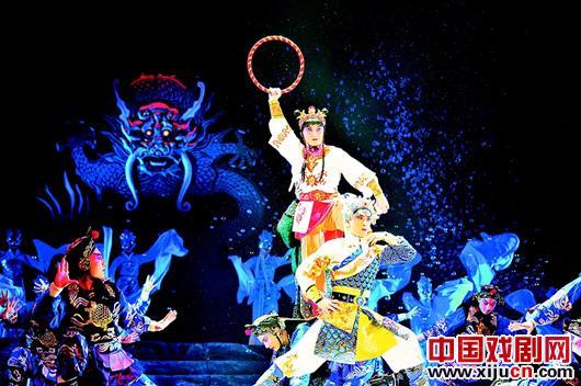 浙江京剧团在京剧艺术节上表演大型神话京剧《哪吒》
