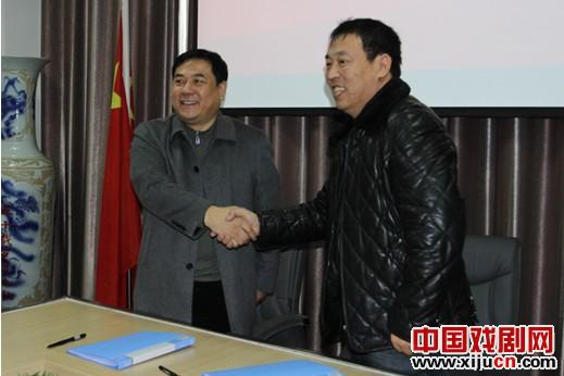 山西省晋剧院与神木县晋剧团签订战略合作协议