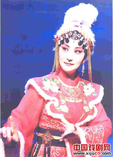 孙晋美在京剧《北风紧》中扮演完颜和彪颜
