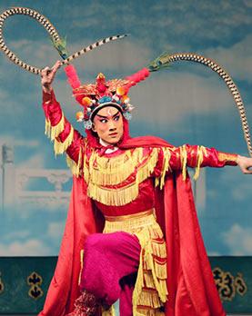3月31日，长安大剧院上演了京剧《八锤》、《蜈蚣岭》和《十八罗汉收获大鹏》。
